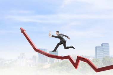 Onun büyüme ve ilerleme. Karışık teknik