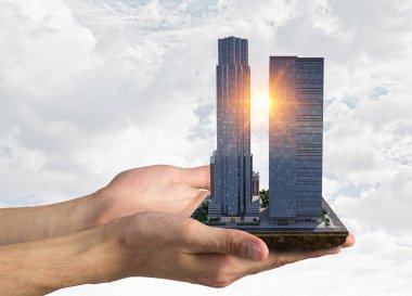 Kentsel inşaat geliştirme. Karışık teknik