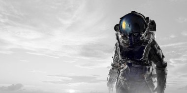 Uzay adamı serüveni. Karışık teknik