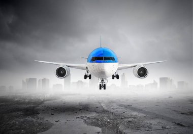 Acil uçak iniş. Karışık teknik