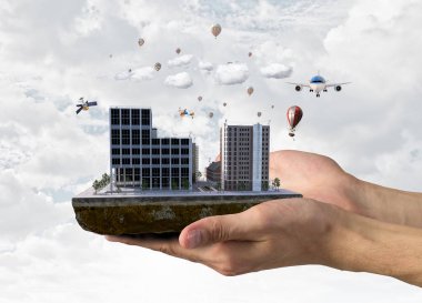 Kentsel inşaat geliştirme. Karışık teknik