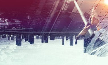 Modern yaşam tarzında. Karışık teknik