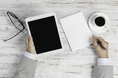 işyerinde iş adamı