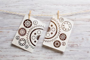 Kağıt ip yıktı. Karışık teknik