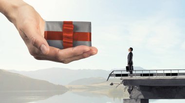 Küçük bir sürpriz. Karışık teknik