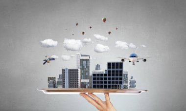 Kentsel İnşaat Fuarı. Karma ortam. Karışık teknik