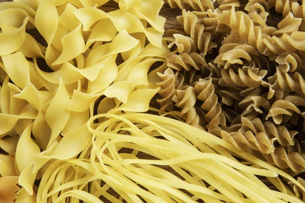 Close of uncooked macaroni — Stock Photo, Image