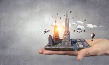 Kentsel inşaat geliştirme. Karışık teknik