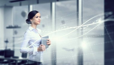 Modern iş moda bu. Karışık teknik