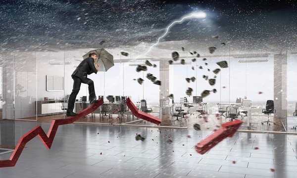 Kötü zamanlar aşmak. Karışık teknik