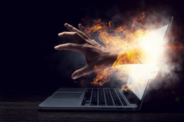 Internet güvenlik anlayışı. Karışık teknik