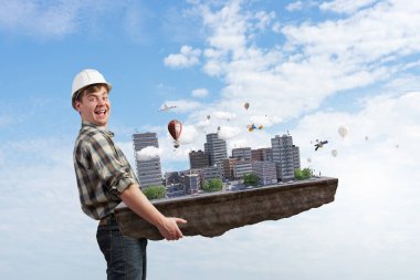 Mimar sunmak onun projesi