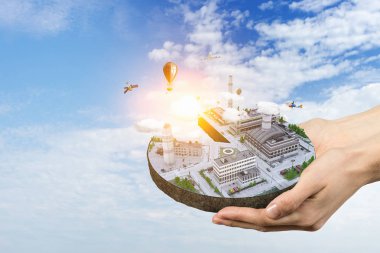 Onun yeni geliştirme projesi. Karışık teknik