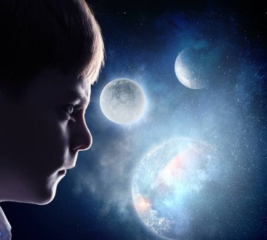 Bu büyük dünya keşfetmek. Karışık teknik