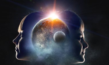 Bu büyük dünya keşfetmek. Karışık teknik