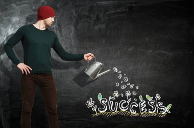 Sağ daha iyi geleceğe yatırım. Karışık teknik