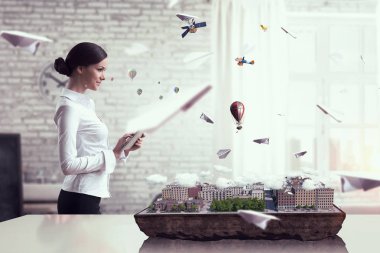 Geliştirme projesi sunulması. Karışık teknik