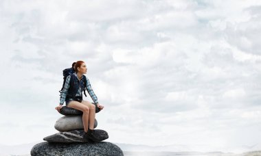 Doğa ile birlik duygusu. Karışık teknik