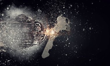 Vites mekanizması çalışıyor. Karışık teknik