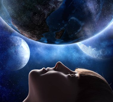 Bu büyük dünya keşfetmek. Karışık teknik