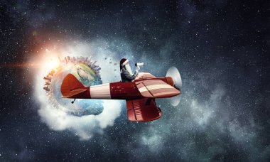 Santa acele. Karışık teknik