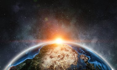 Ay ve dünya gezegen