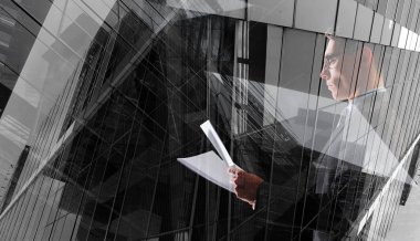 Modern iş yaşam. Karışık teknik