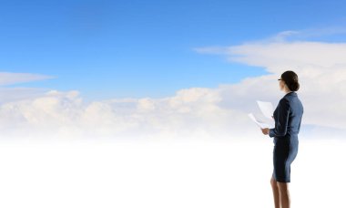 İşkadını cennette. Karışık teknik