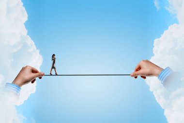 Riskli adımları yapmak kadar cesur. Karışık teknik