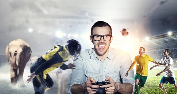 Oyunu gerçeklik deneyimi. Karışık teknik