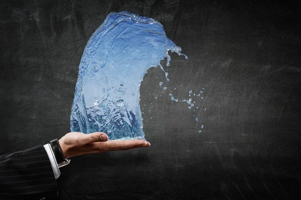 El agua como fuente de vida — Foto de Stock