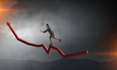 Başarı kadar yükseliyor. Karışık teknik