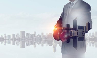 Başarı için savaşmaya kararlı. Karışık teknik