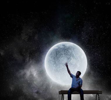 Bu dünyada yalnız hissediyorum. Karışık teknik