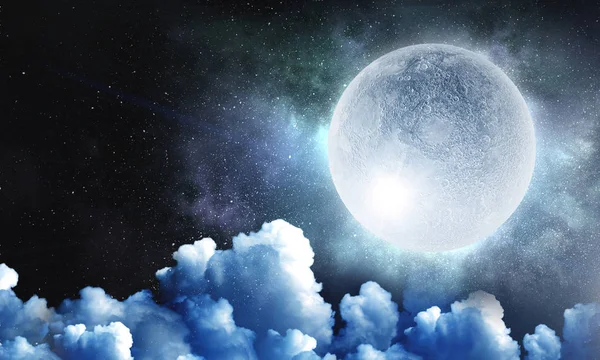 Tatlı gece rüya. Karışık teknik