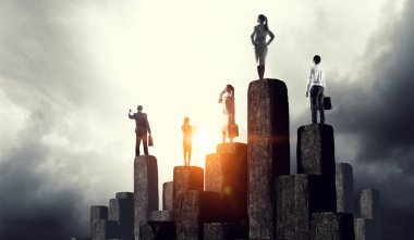 Ne zaman senin are üstünde tepe. Karışık teknik