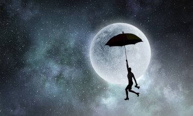 Kaçmak için bir rüya. Karışık teknik