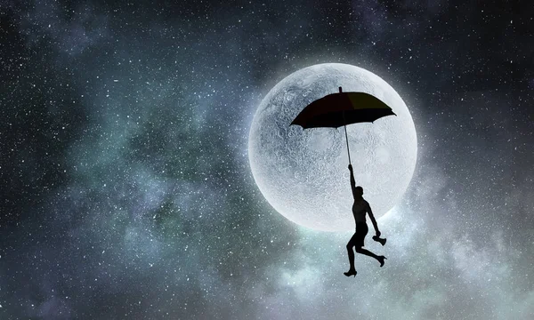 Kaçmak için bir rüya. Karışık teknik