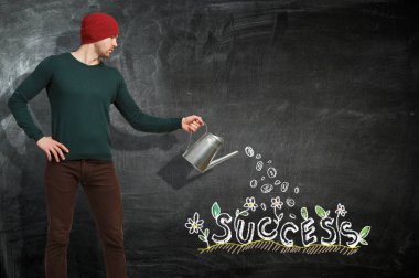 Sağ daha iyi geleceğe yatırım. Karışık teknik