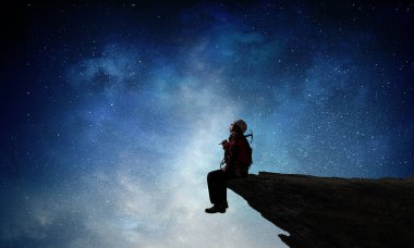 Üst ulaşan. Karışık teknik