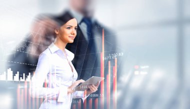 Modern iş yaşam. Karışık teknik