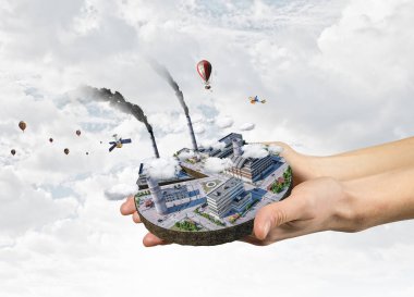 Onun yeni geliştirme projesi. Karışık teknik