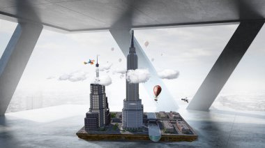 Mimari Proje dış. Karışık teknik