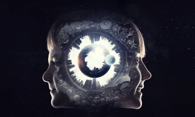 Bu büyük dünya keşfetmek. Karışık teknik