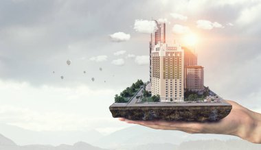 Kentsel inşaat geliştirme. Karışık teknik