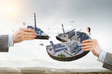 Onun yeni geliştirme projesi. Karışık teknik