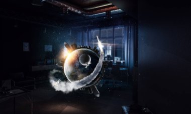 El tüm dünyada. Karışık teknik