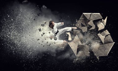 Eylem Krate adam. Karışık teknik