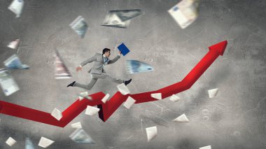 Başarı kadar yükseliyor. Karışık teknik