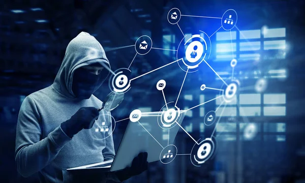 Ağ güvenliği ve gizlilik suç. Karışık teknik